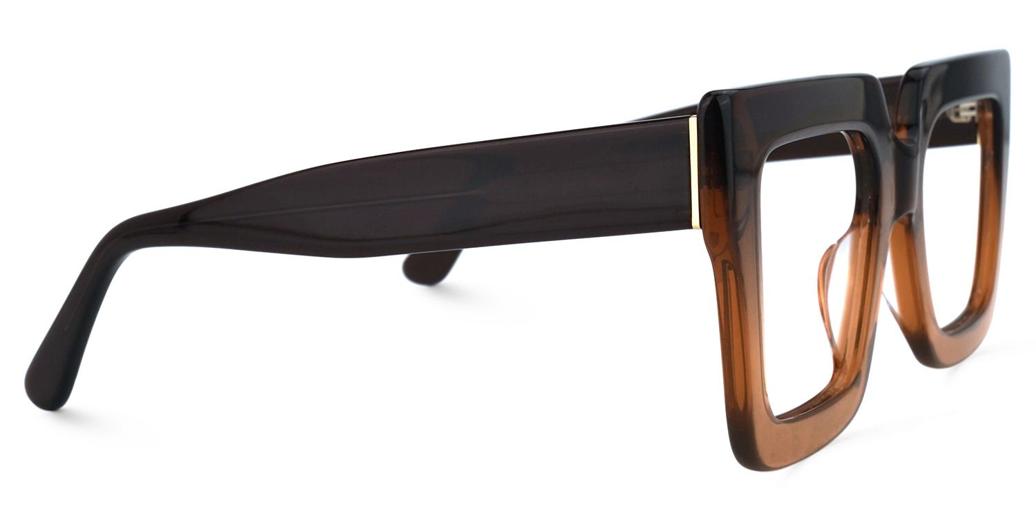 Brandon Gelbbraun Quadratische Brillen2