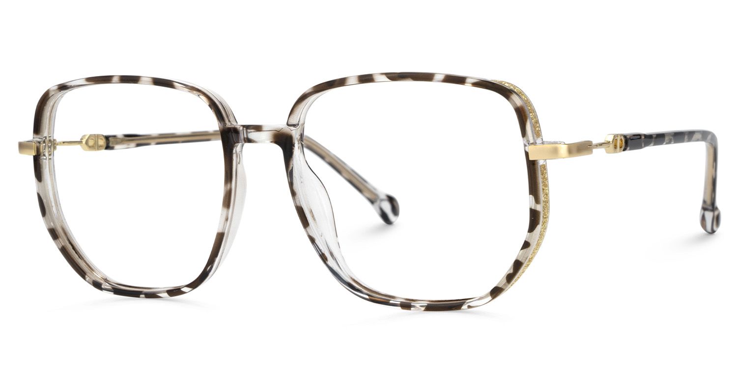 Joana Tortoise Geometrisch TR90 Brille2