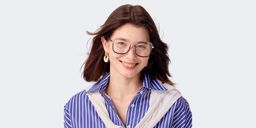 Perfecta Schwarz Quadratisch Brille1