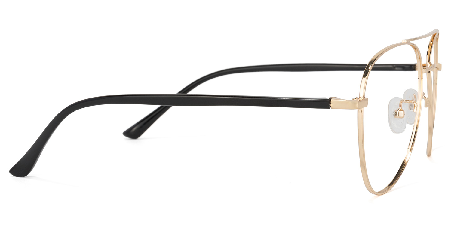 Paige Gold Pilot Brille3