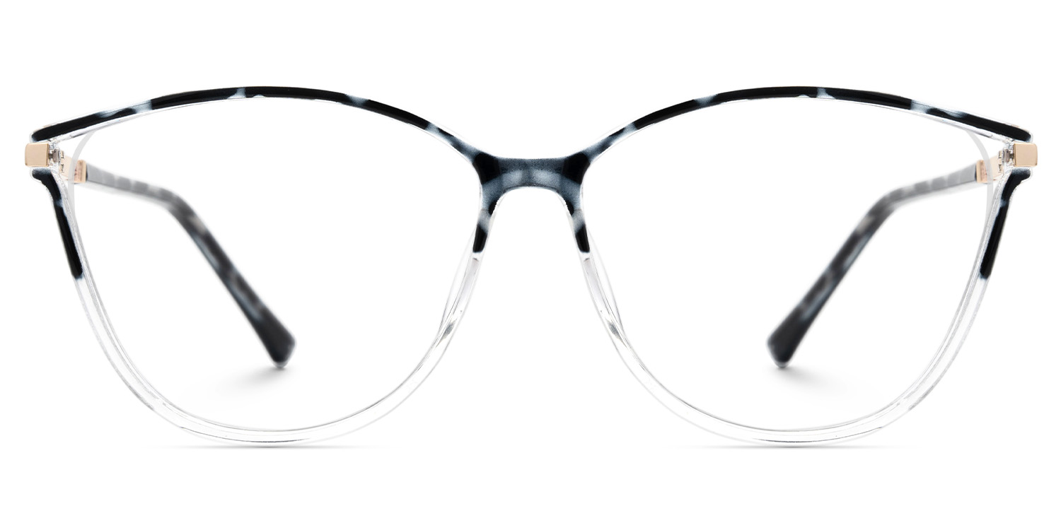 Keyshia Blau-Tortoise Cateye Brille0