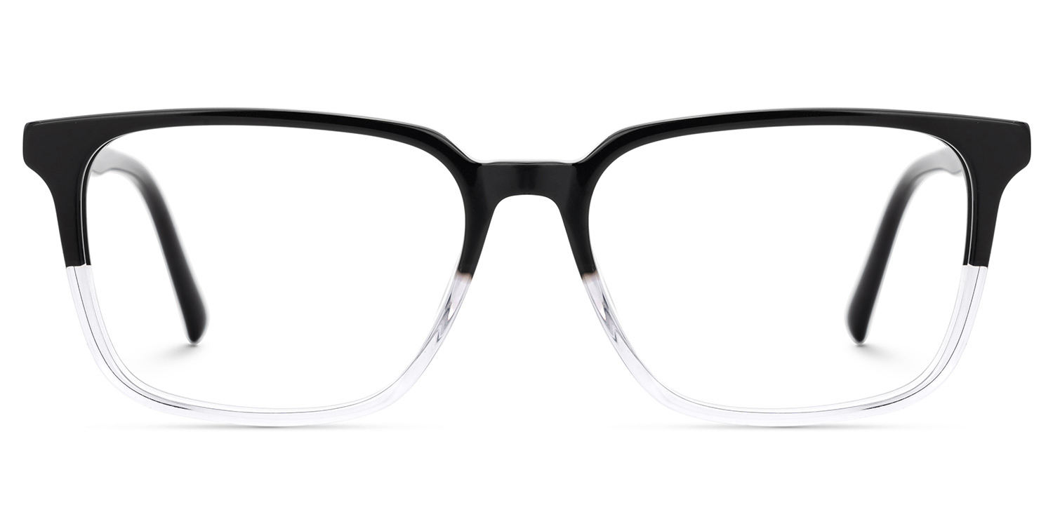 Barnhill Schwarz-Kristall Quadratisch Brille0