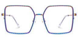 Thalia Lila Quadratisch Brille3