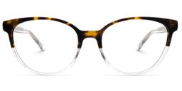 Felesa Braun-Tortoise Cateye Brille0