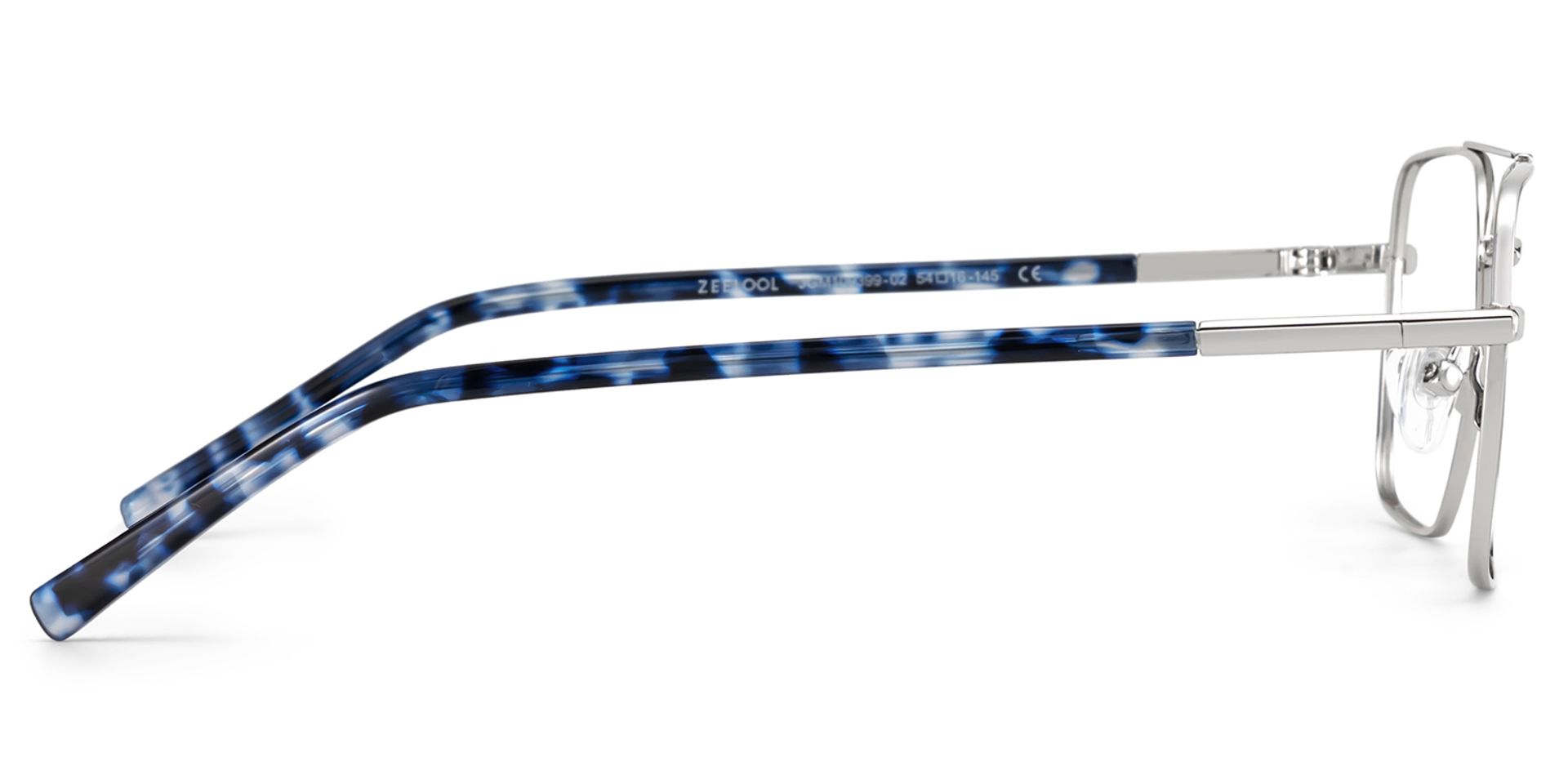 Iris Silber Pilot Metall Brille5