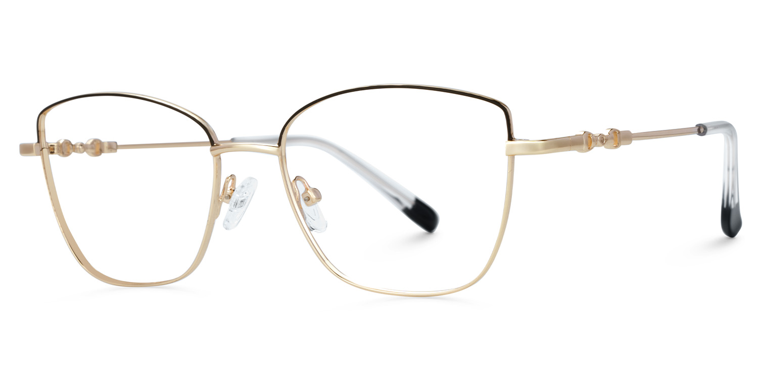 ZEELOOL Tyra Schwarz Quadratisch Brille