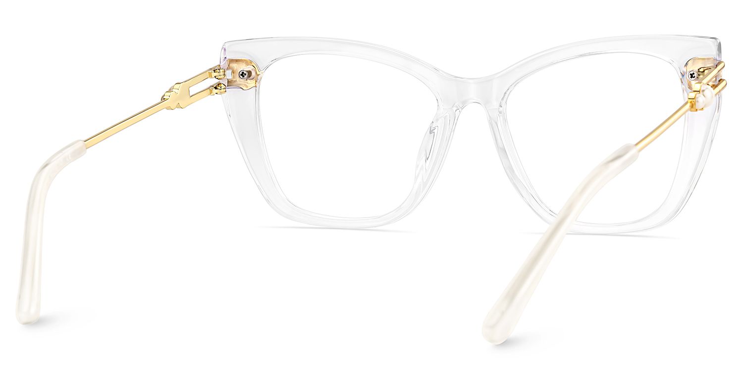 Victor Klar Cateye Gemischte-Materialien Brille4