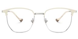 Orpah Weiß Browline Brille0