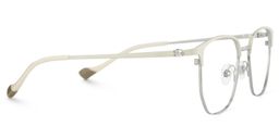 Orpah Weiß Browline Brille4