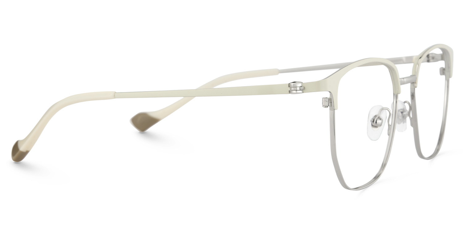 Orpah Weiß Browline Brill4