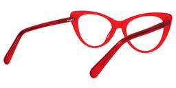 Charis Rot Cateye Brille4