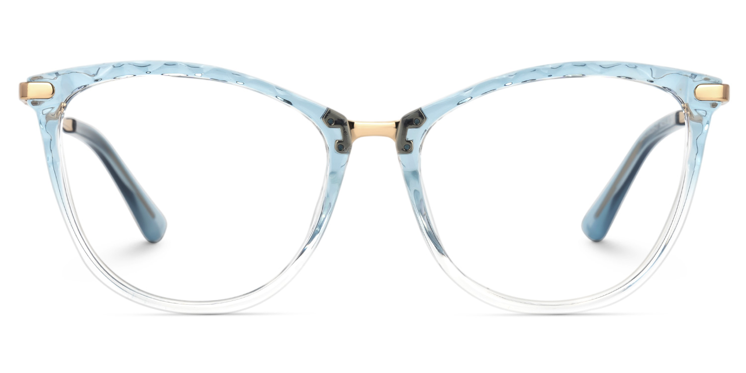 Vaughan Blau Cateye Brille0