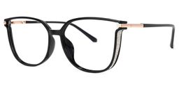 Walden Schwarz Cateye Brille1