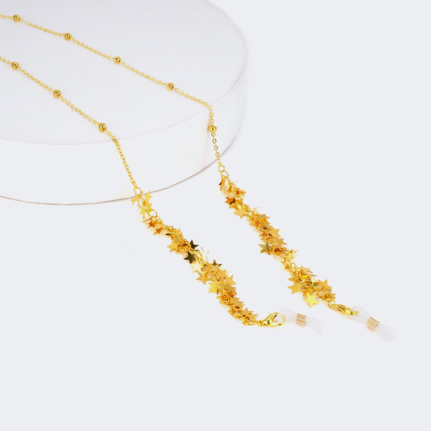 Lacy Gold-Stern Brillenkette2