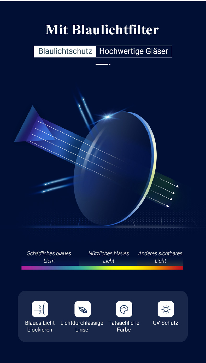 Matia Schwarz Quadratisch Brille