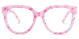 Harrell Rosa Quadratisch Brille2