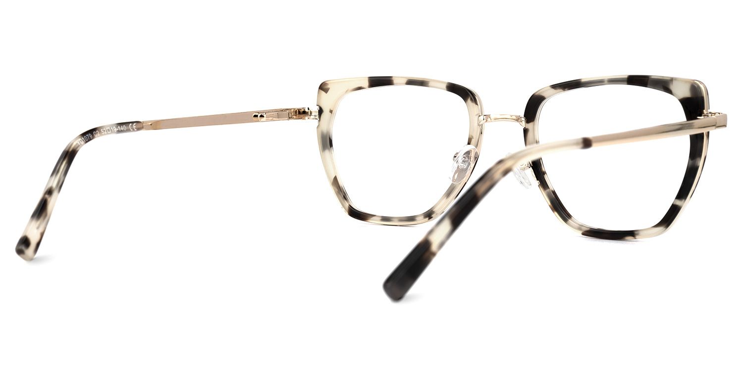 Quasar Schwarz-Tortoise Cateye Brille2