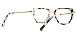 Quasar Schwarz-Tortoise Cateye Brille2