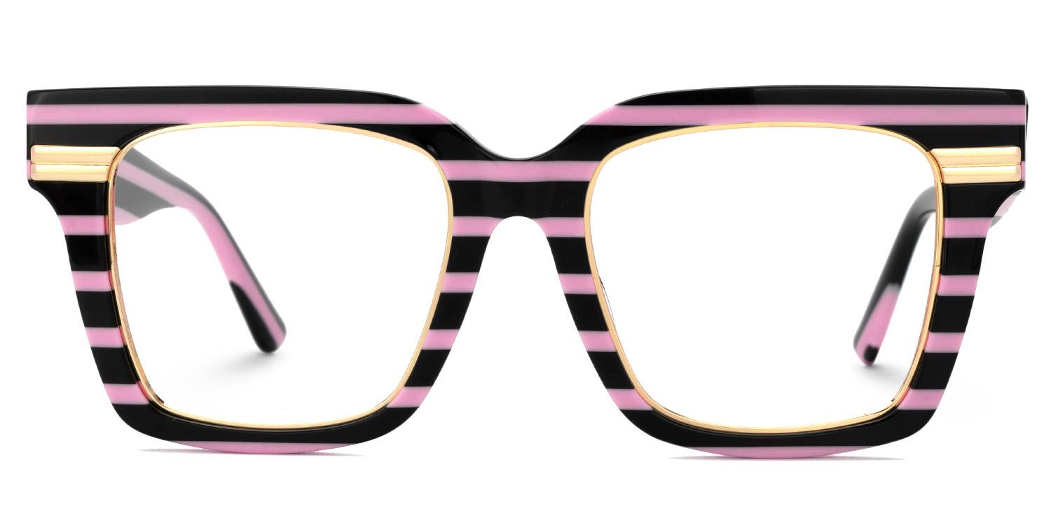 Taylor Schwarz-Rosa Quadratisch Brille