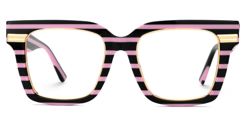 Taylor Schwarz-Rosa Quadratisch Brille