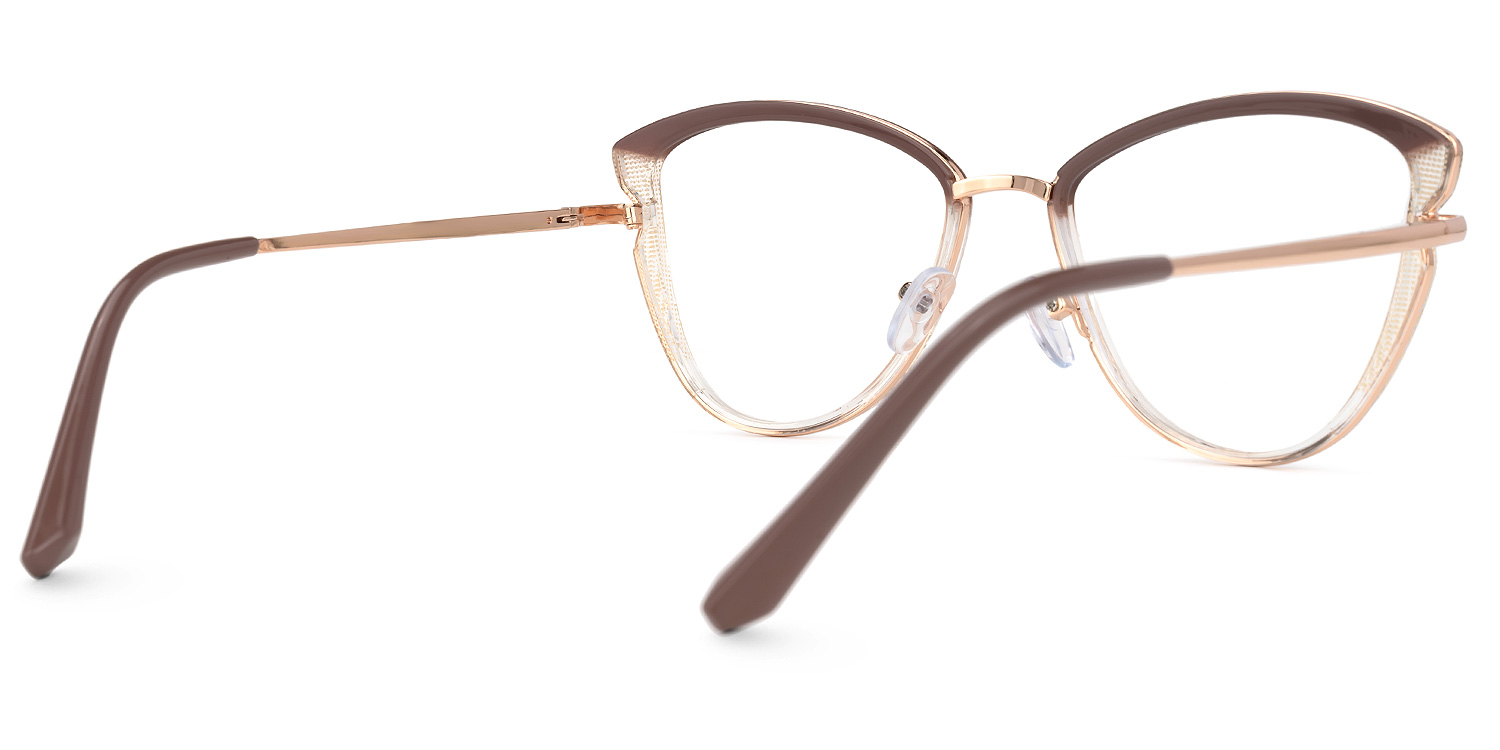Galina Braun-Gold Cateye Brille2