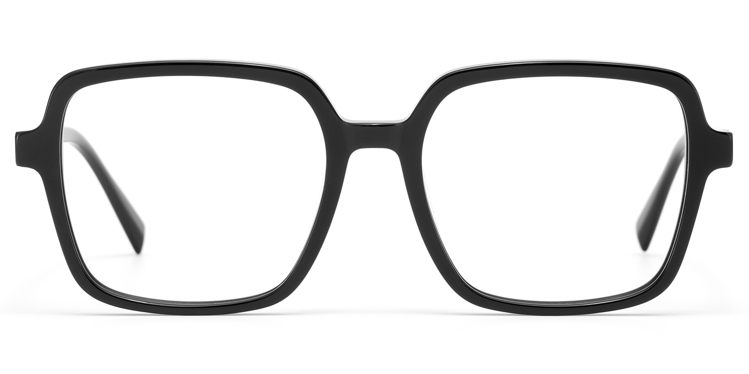Ember Schwarz Quadratisch Brille