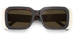 Freya Tortoise Rechteckig Sonnenbrille1