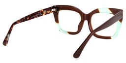 Ximena Braun Blau Cat Eye  Brille4