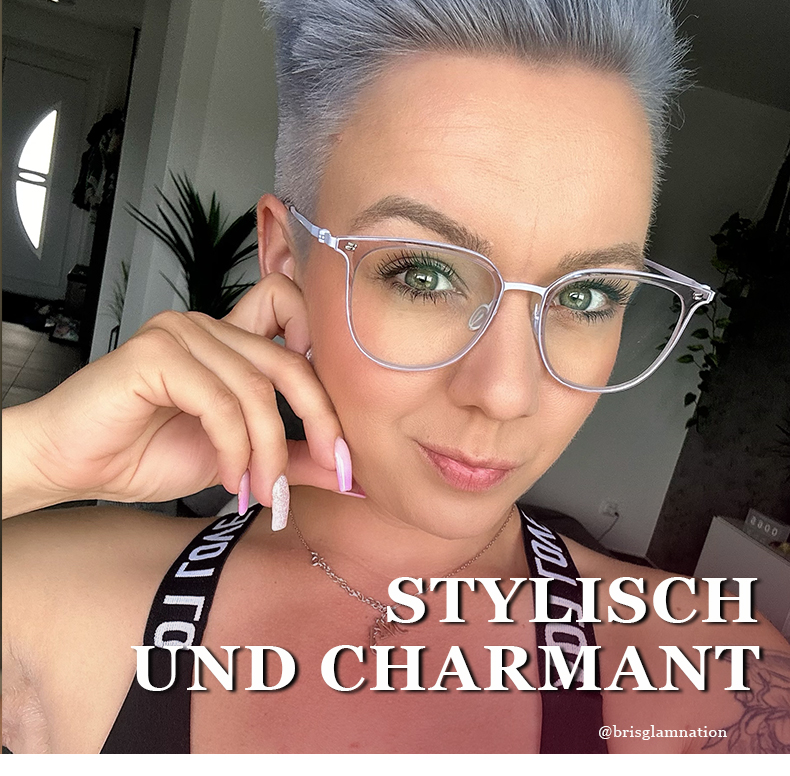 Bonny Lila Rund Brille