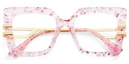 Poutine Rosa Quadratisch Brille1