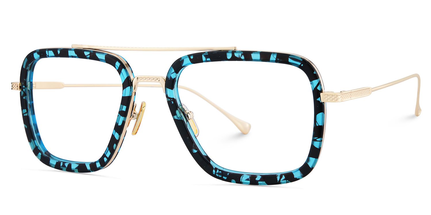 Gifford Blau Pilot  Gemischte-Materialien Brille4