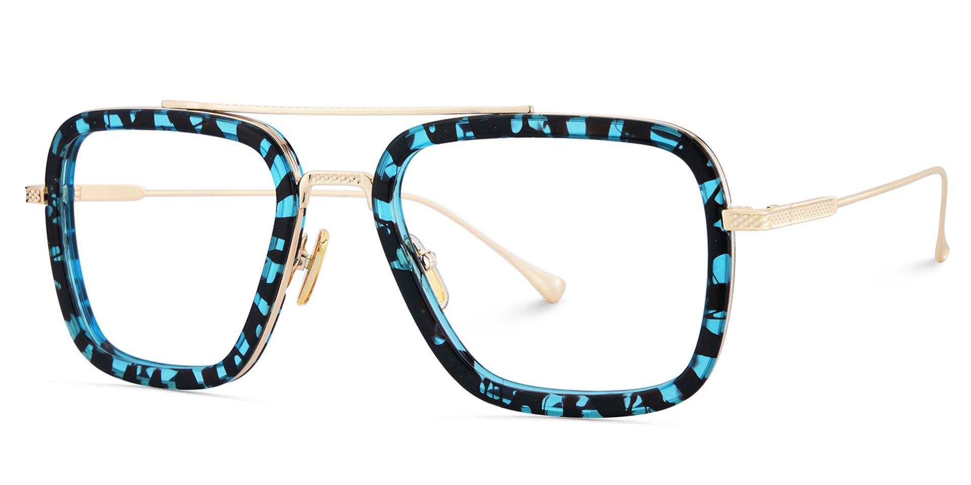 Gifford Blau Pilot  Gemischte-Materialien Brille4