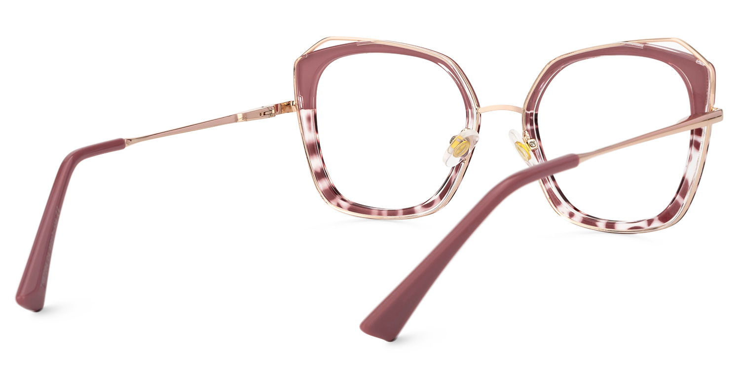 Latimer Rot-Tortoise Quadratisch Brille3