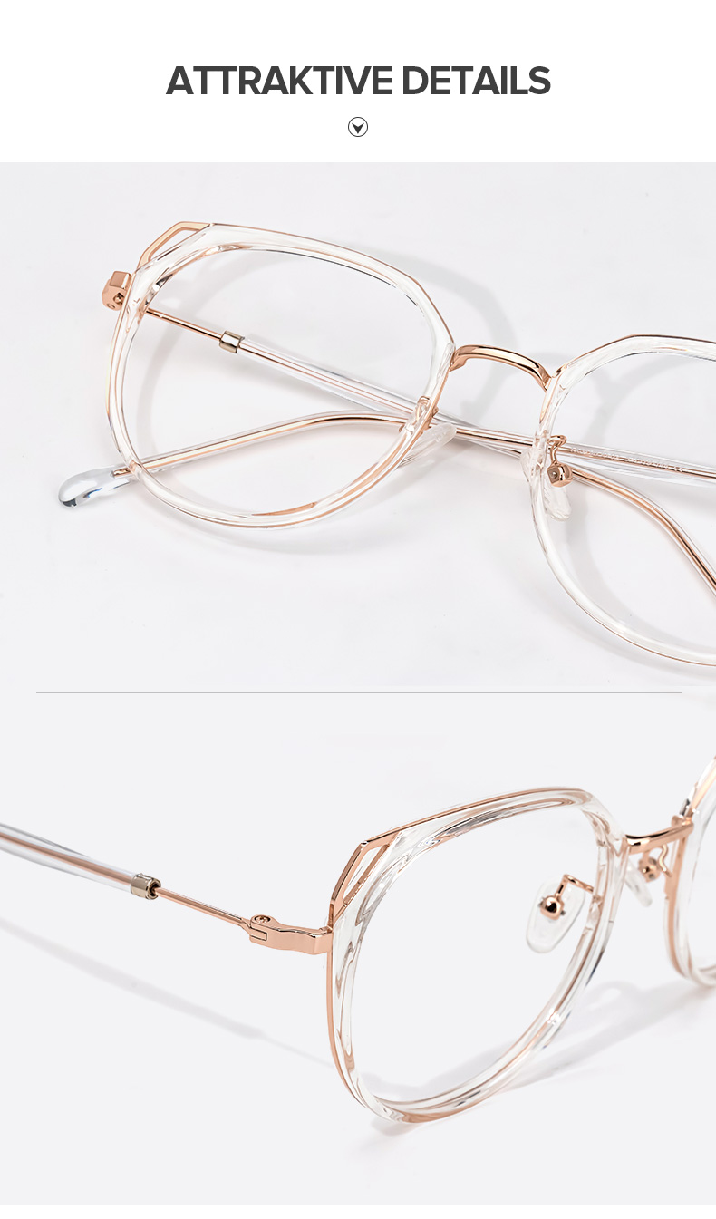 Ofelia Gold Kristall Geometrisch Brille