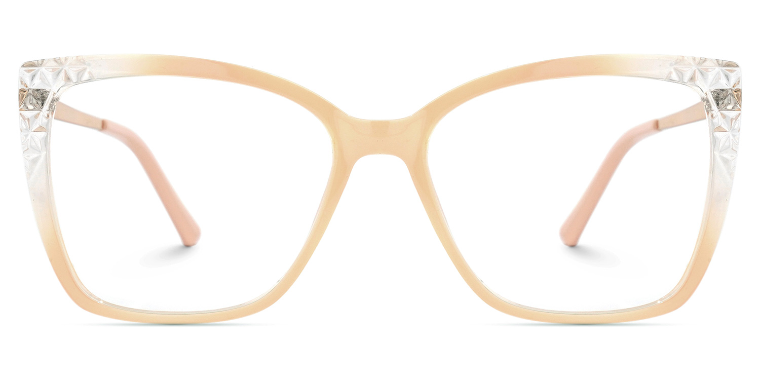 Lavelle Champagner Quadratisch Brille0