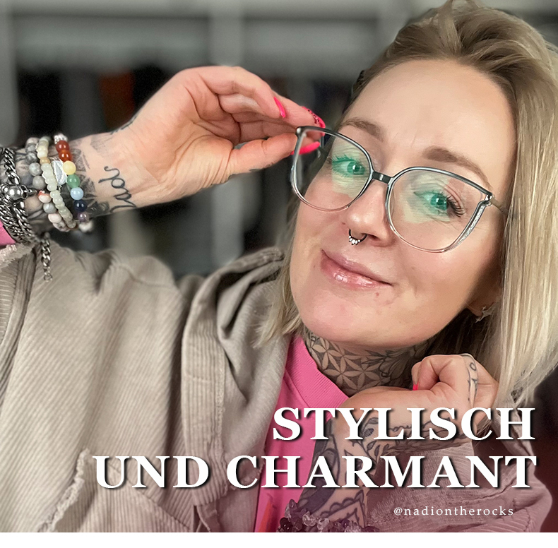 Walden Blau-Rosa Cateye Brille