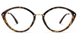 Paulus Braun-Tortoise Oval Brille0