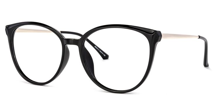 Omar Schwarz Cateye Brille