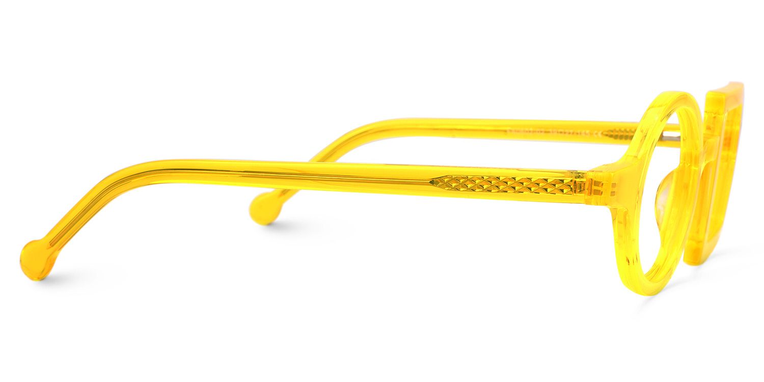 Paola Gelbe Asymmetrische Brille2
