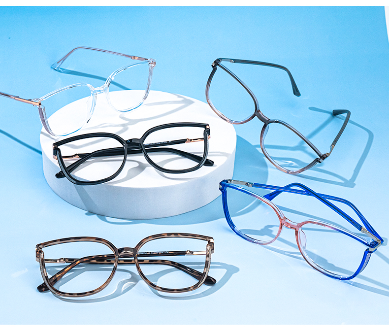 Walden Blau-Grün Cateye Brille
