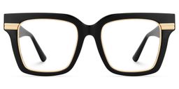 Taylor Schwarz Quadratisch Brille0