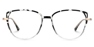 Haygood Schwarz-Tortoise Cateye Brille