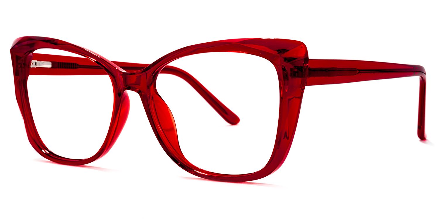 Farris Rot Quadratische Brille1
