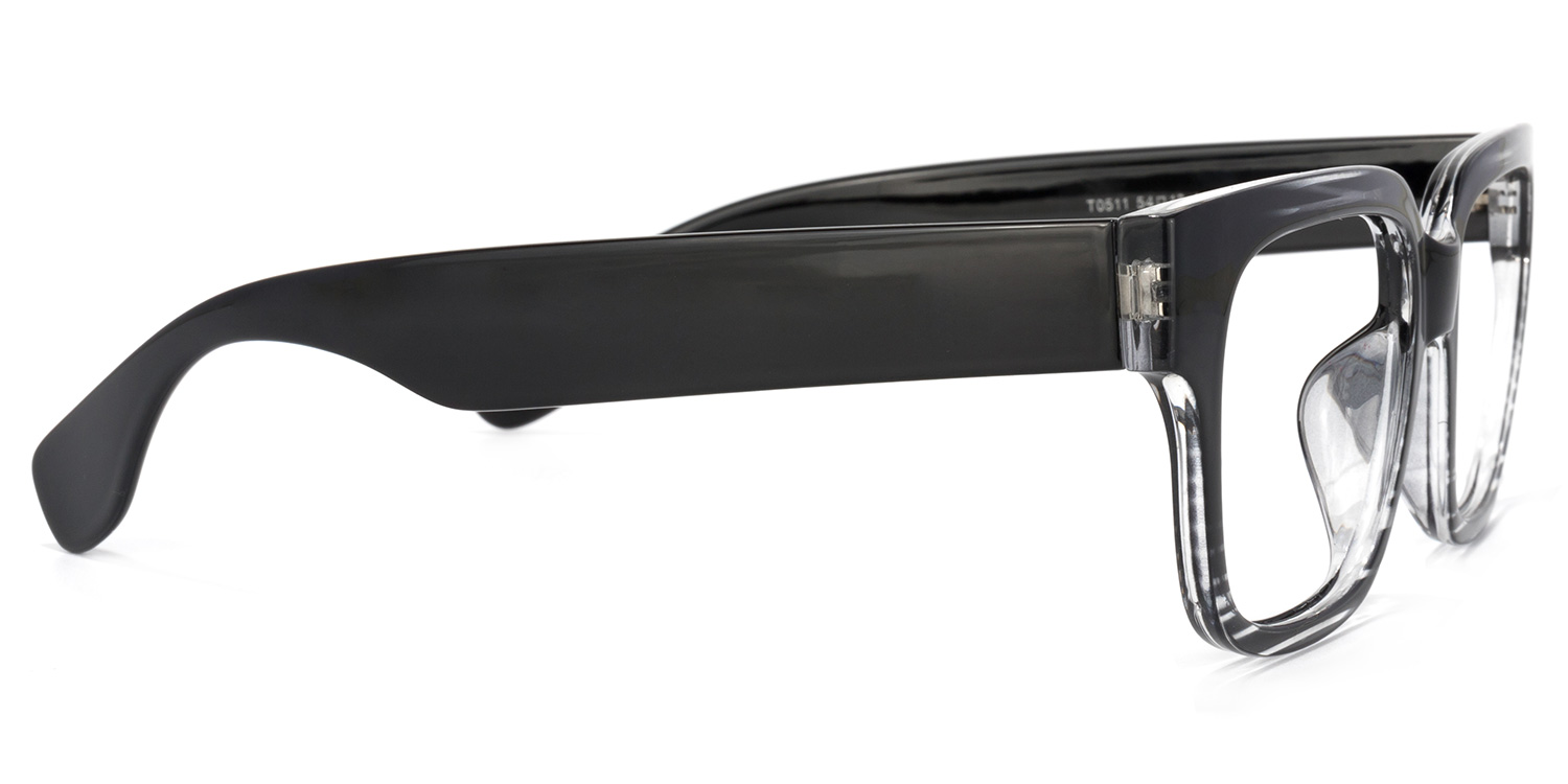 Colin schwarz rechteckige Brille3