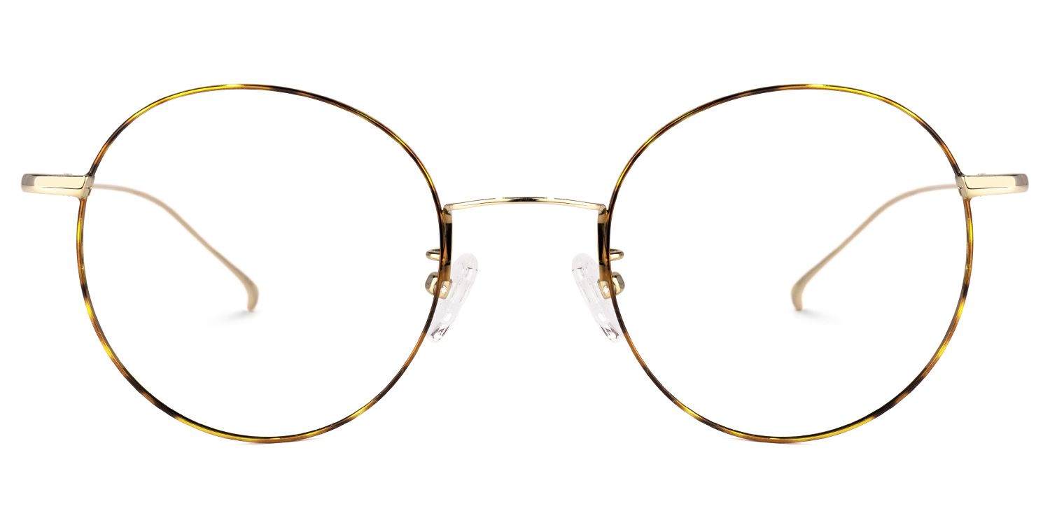 Spalding Gelb-Tortoise Rund Brille0