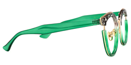 Laraine Grün Cateye Brille2