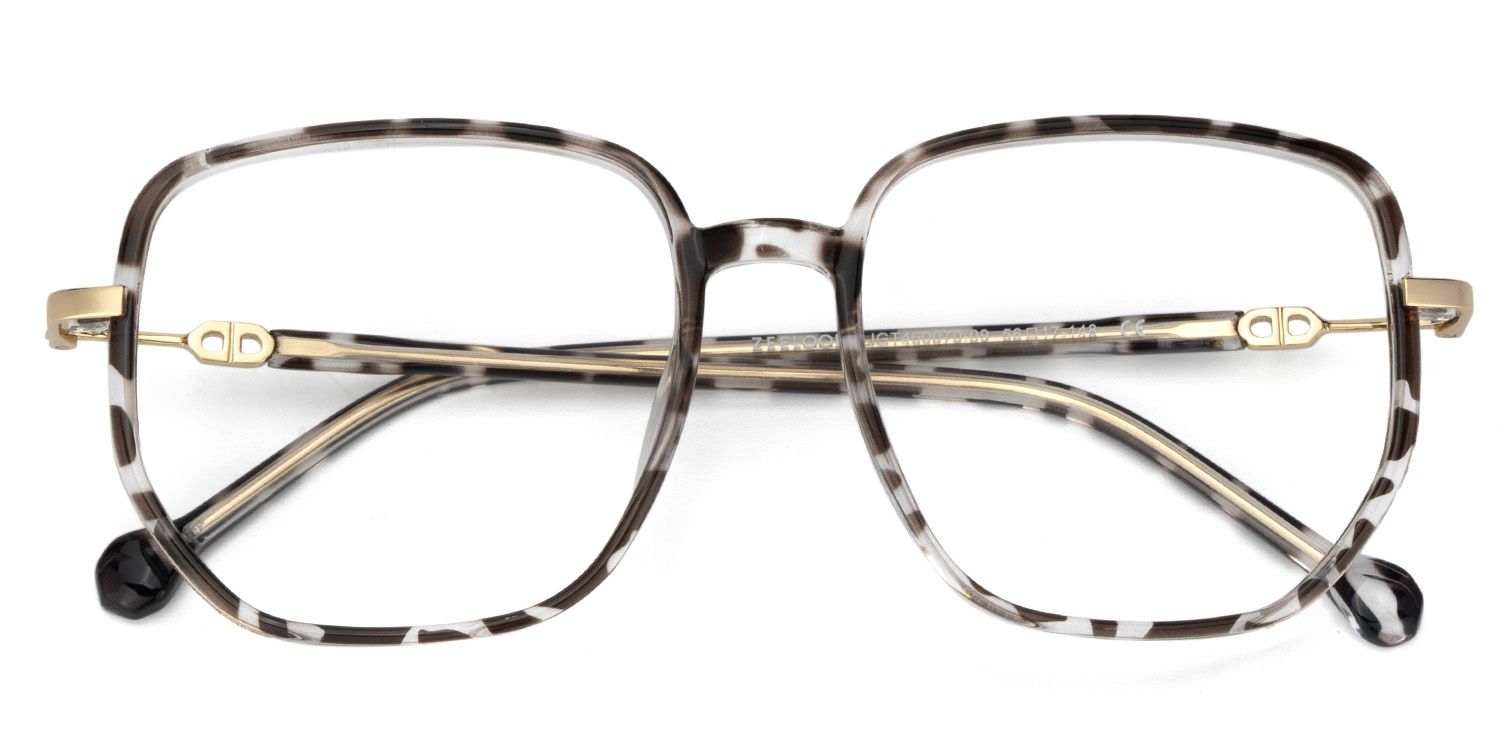 Joana Tortoise Geometrisch TR90 Brille1
