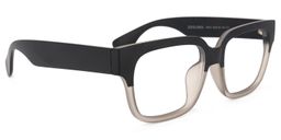 Colin Schwarz Grau Rechteckig Brille2