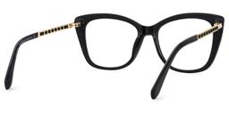 Deangela Schwarz Cateye Brille5