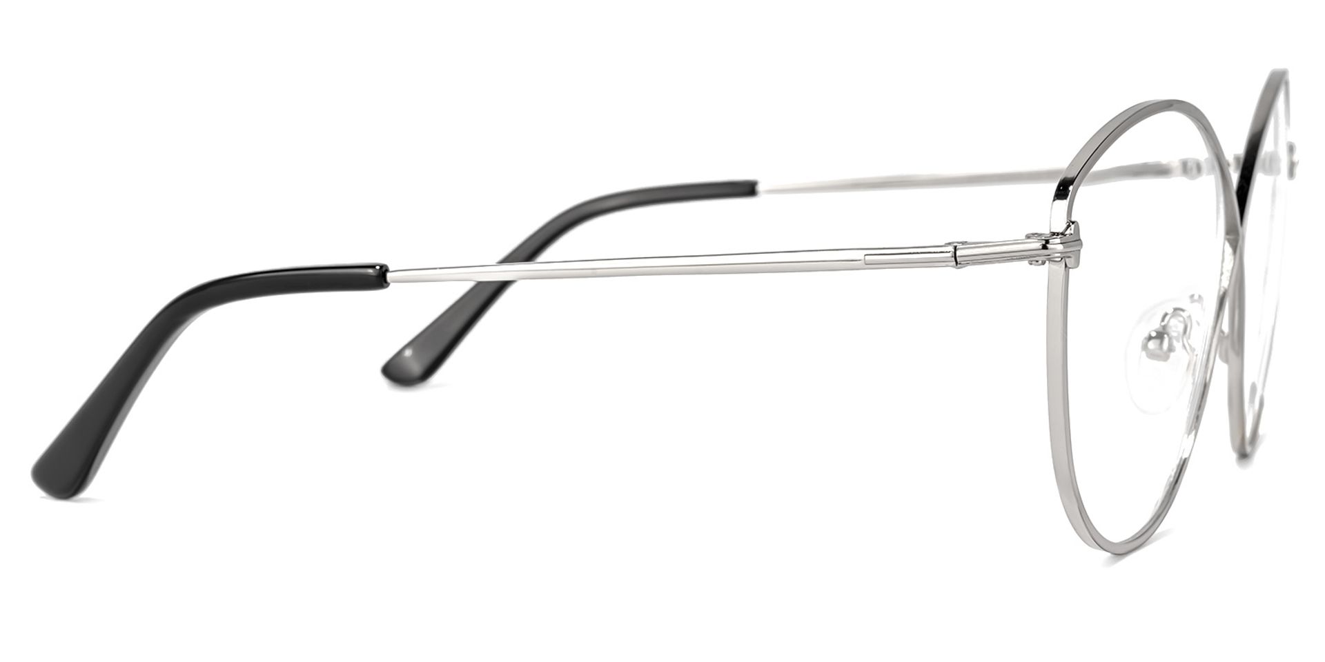 Carcia Silber Geometrische Brille2